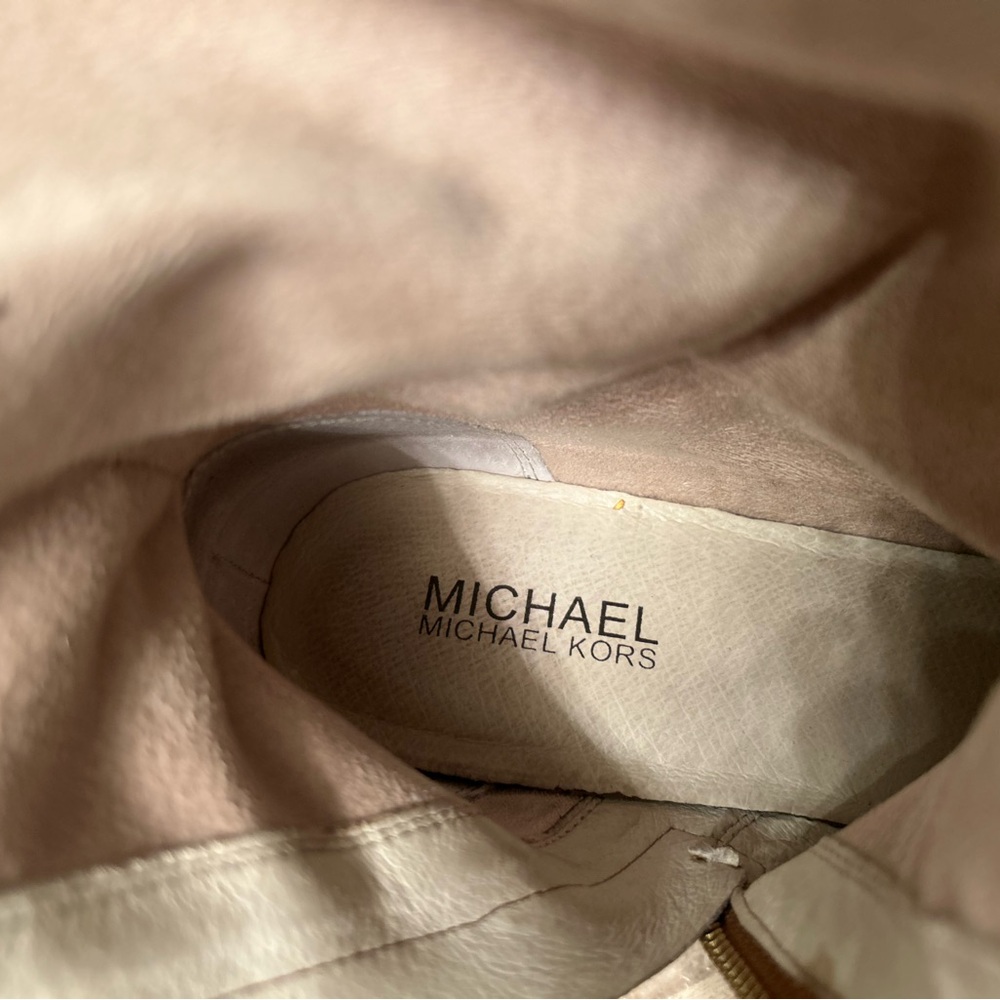 Michael Kors Tan Leather Riding Boots - Picture 11 of 16